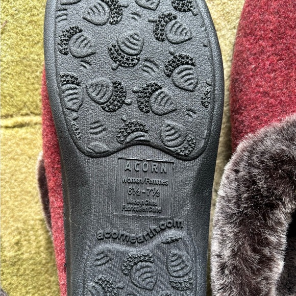New ACORN Warm Slippers 6.5 - 7.5 Women’s NWT - Picture 4 of 7